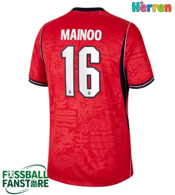 England Kobbie Mainoo #16 Replik Auswärtstrikot WM 2026 Kurzarm